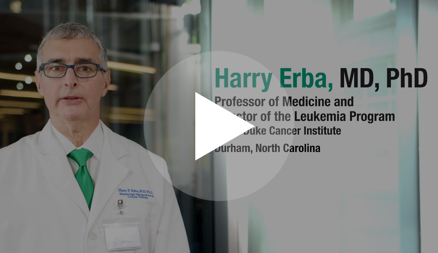 Listen to Dr. Erba share his insights on BPDCN and ELZONRIS®